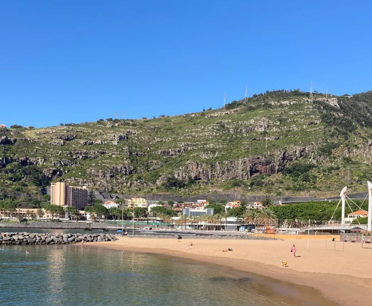 Praia de Machico, Rua do Leiria, Portugal